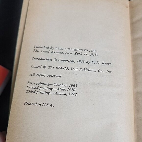 Tolstoy Six Short Masterpieces 1972 3rd Printing Vintage Dell Paperback Book - Picture 5 of 11